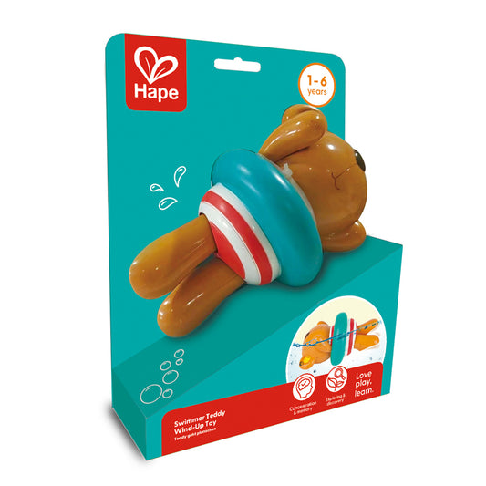 Swimmer Teddy Wind-Up Toy