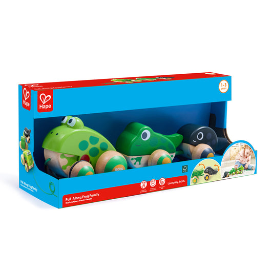 Pull-A-Long Frog Family
