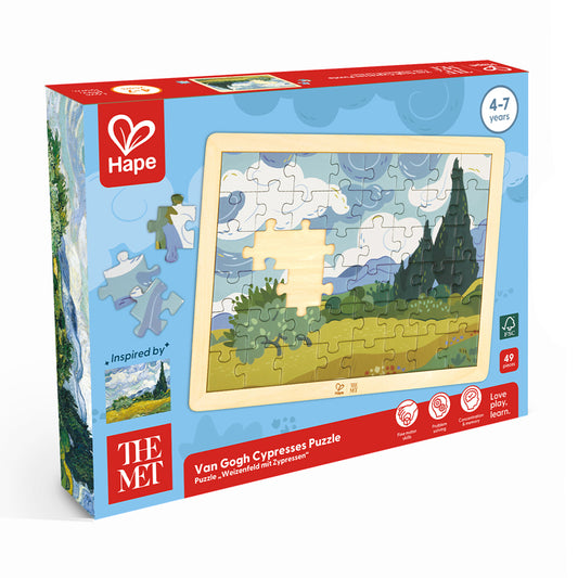 Van Gogh Cypresses Puzzle 49 Pcs