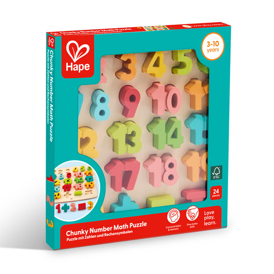 Chunky Number Math Puzzle