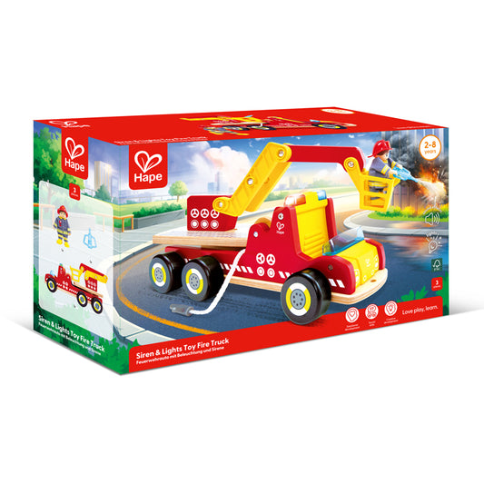 Siren & Lights Toy Fire Truck