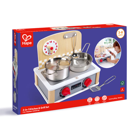 2-in-1 Kitchen & Grill Set