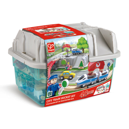 City Train Bucket Set