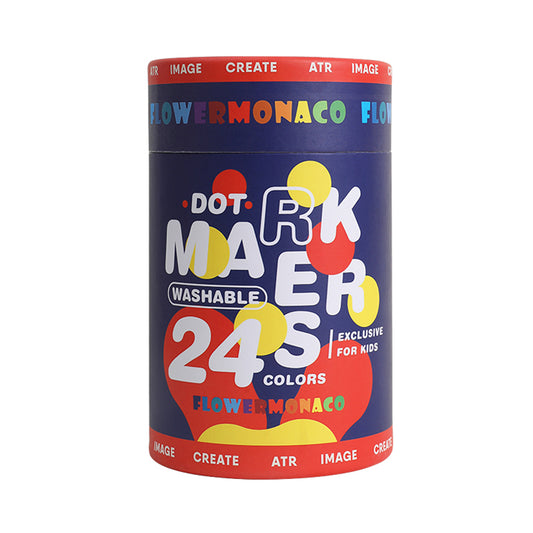 Dot Head Washable Markers Pack of 24