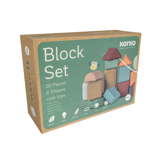 Small Architects - 20 Cork Building Blocks