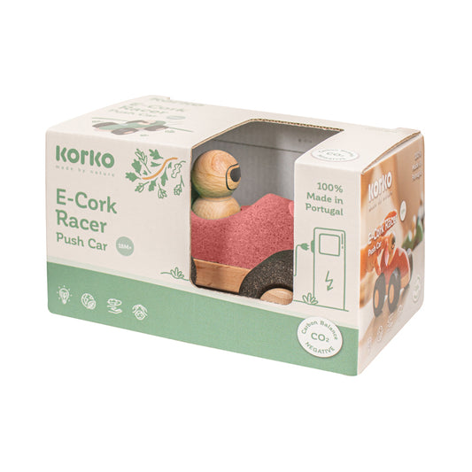 E-Cork Racer Red Push Car