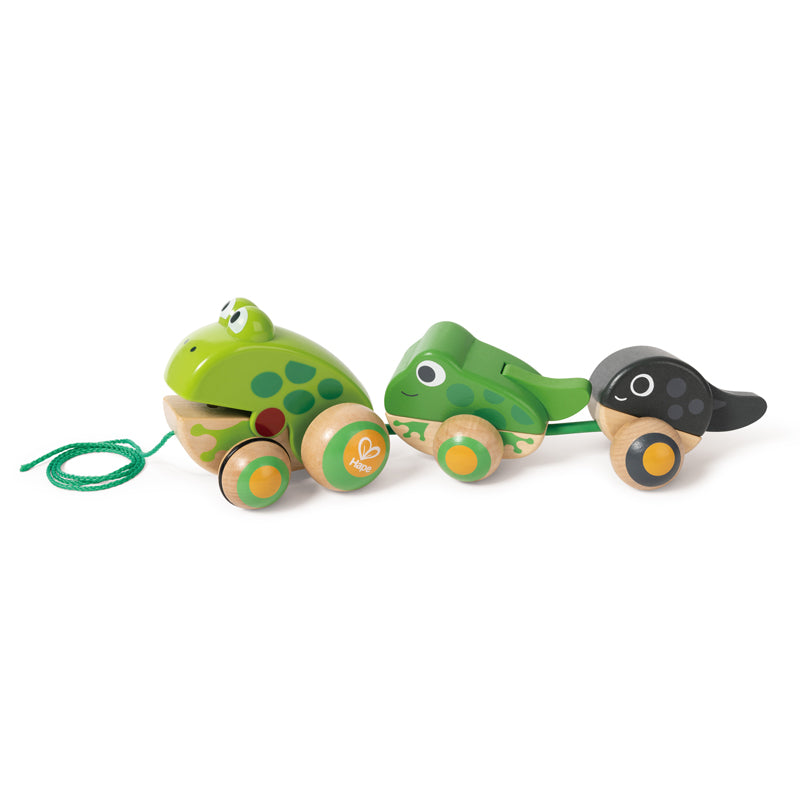 Pull-A-Long Frog Family