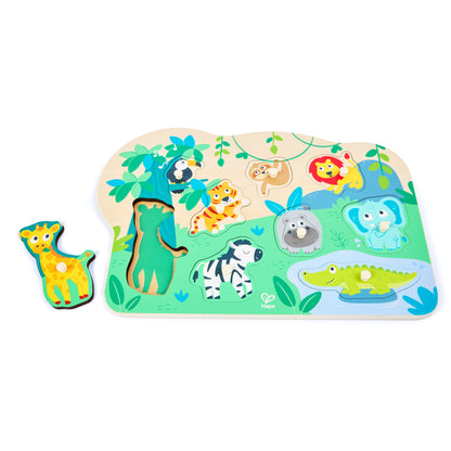 Wild Animals Peg Puzzle