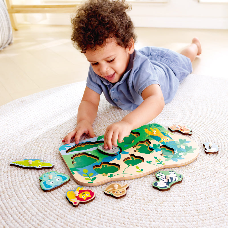 Wild Animals Peg Puzzle
