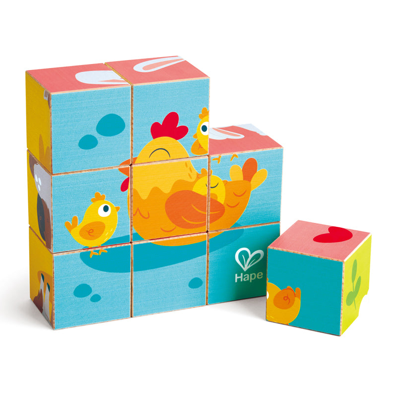 Farm Wooden Blocks Puzzle