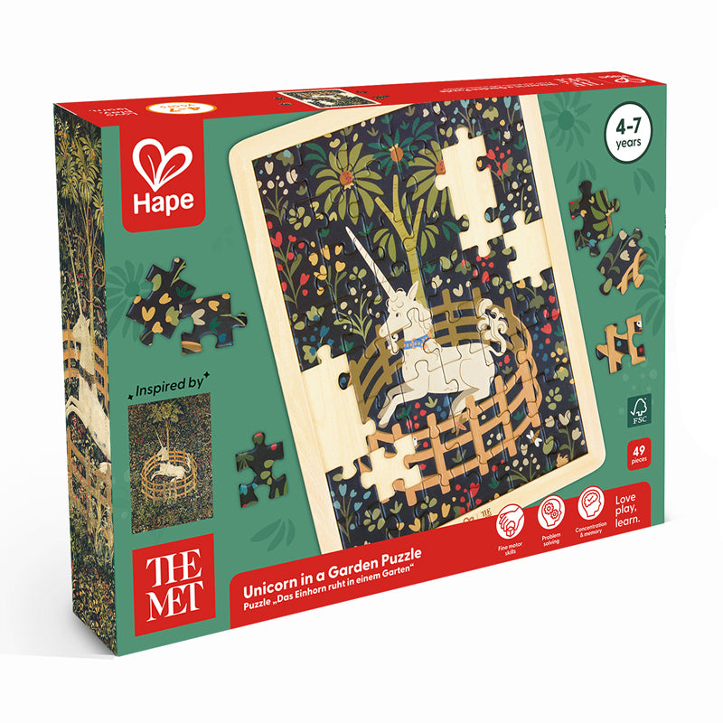 Unicorn in a Garden Puzzle 49 Pcs
