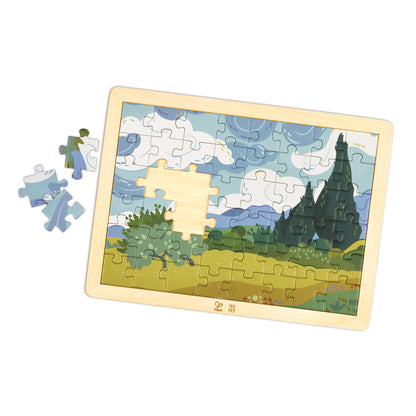 Van Gogh Cypresses Puzzle 49 Pcs