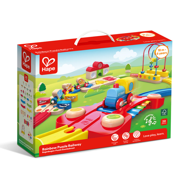 Rainbow Puzzle Railway