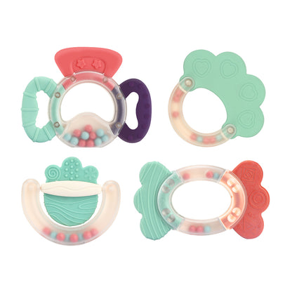 Baby Teether and Rattle 4pcs