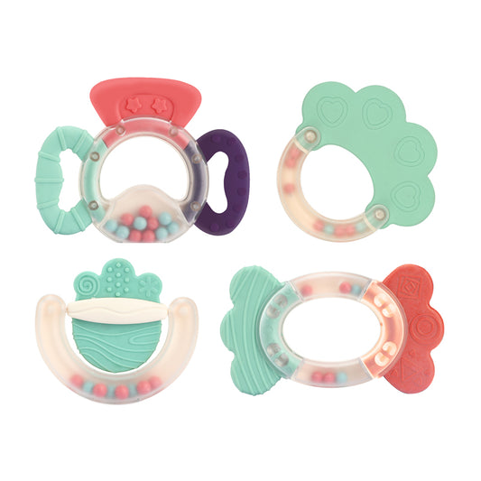 Baby Teether and Rattle 4pcs