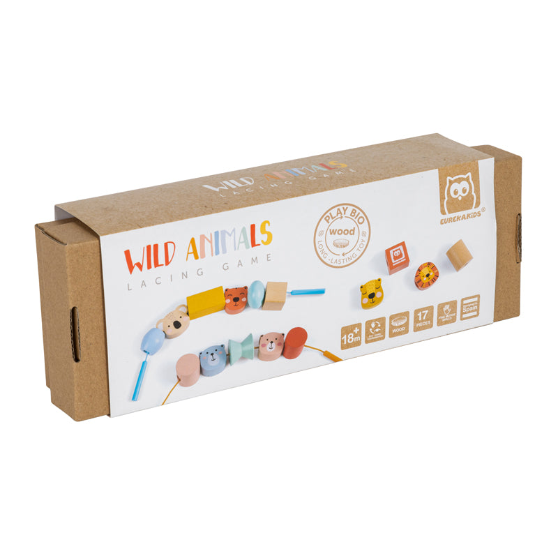 Lacing Wooden Bead Game