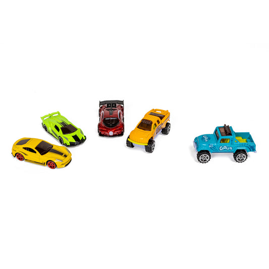 Colour Racing Cars 5Pcs