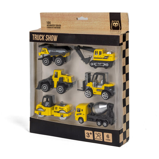 Heavy Engineering Vehicles 6Pcs