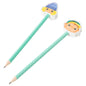 Pencil With Eraser 24pcs display