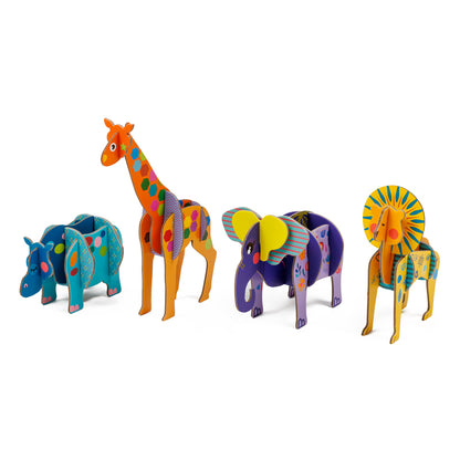 Jungle Animal 3D Construction