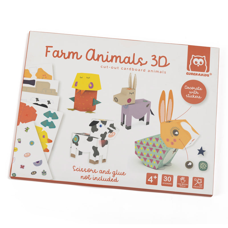 Farm Animal 3D Construction