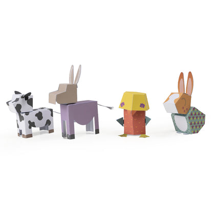 Farm Animal 3D Construction