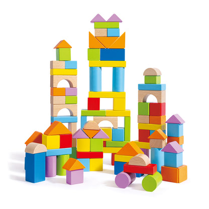 Wonderful Beech Blocks 101pc