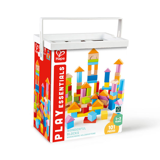 Wonderful Beech Blocks 101pc