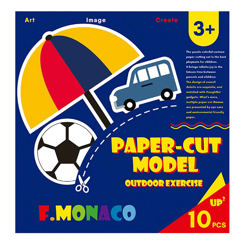 Paper-Cut Model Outdoor Exercise
