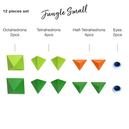 Jungle-Small 12 Pcs