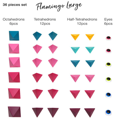 Flamingo-Large 36 Pcs