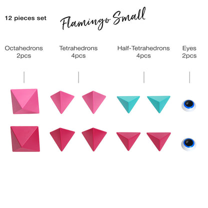 Flamingo-Small 12 Pcs