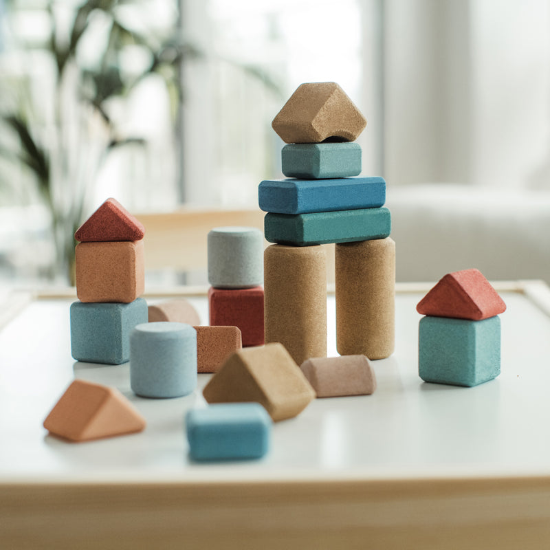 Small Architects - 20 Cork Building Blocks