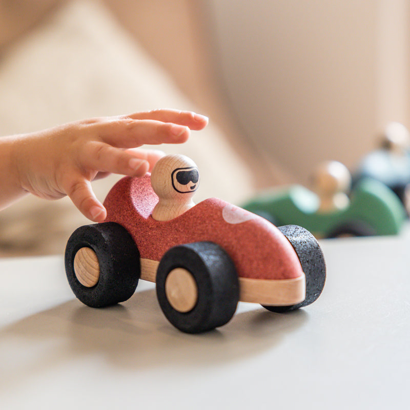 E-Cork Racer Red Push Car