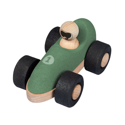 E-Cork Racer Green Push Car